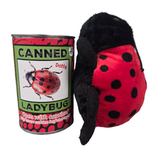 Load image into Gallery viewer, Canned Gifts - Canned Ladybug - Bug Insect Plush Gift in Can w/Jokes
