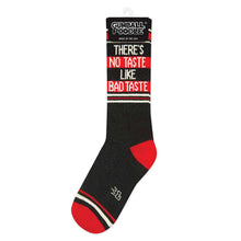 Load image into Gallery viewer, Gumball Poodle - There&#39;s No Taste Like Bad Taste Gym Crew Socks
