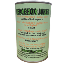 Load image into Gallery viewer, Canned Gifts - Canned Hedgehog | Stuffed Animal Plush w/Funny Jokes | Gift
