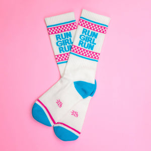 Gumball Poodle - Run Girl Run Gym Crew Socks