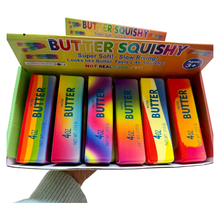 Load image into Gallery viewer, Auraquise - Realistic Rainbow Colorful Butter Stick Squishy Slow Rising Stress Relief Sensory Fidget Toy
