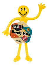 Load image into Gallery viewer, Toysmith - Neato! Smiley Bendy Man 5&quot;, Desktop Or Dashboard Toy-Retro
