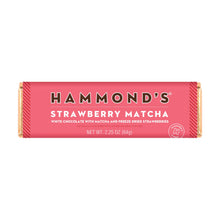 Load image into Gallery viewer, Hammond's Candies - Candy Bar - White Chocolate - Strawberry Macha - 2.25 oz
