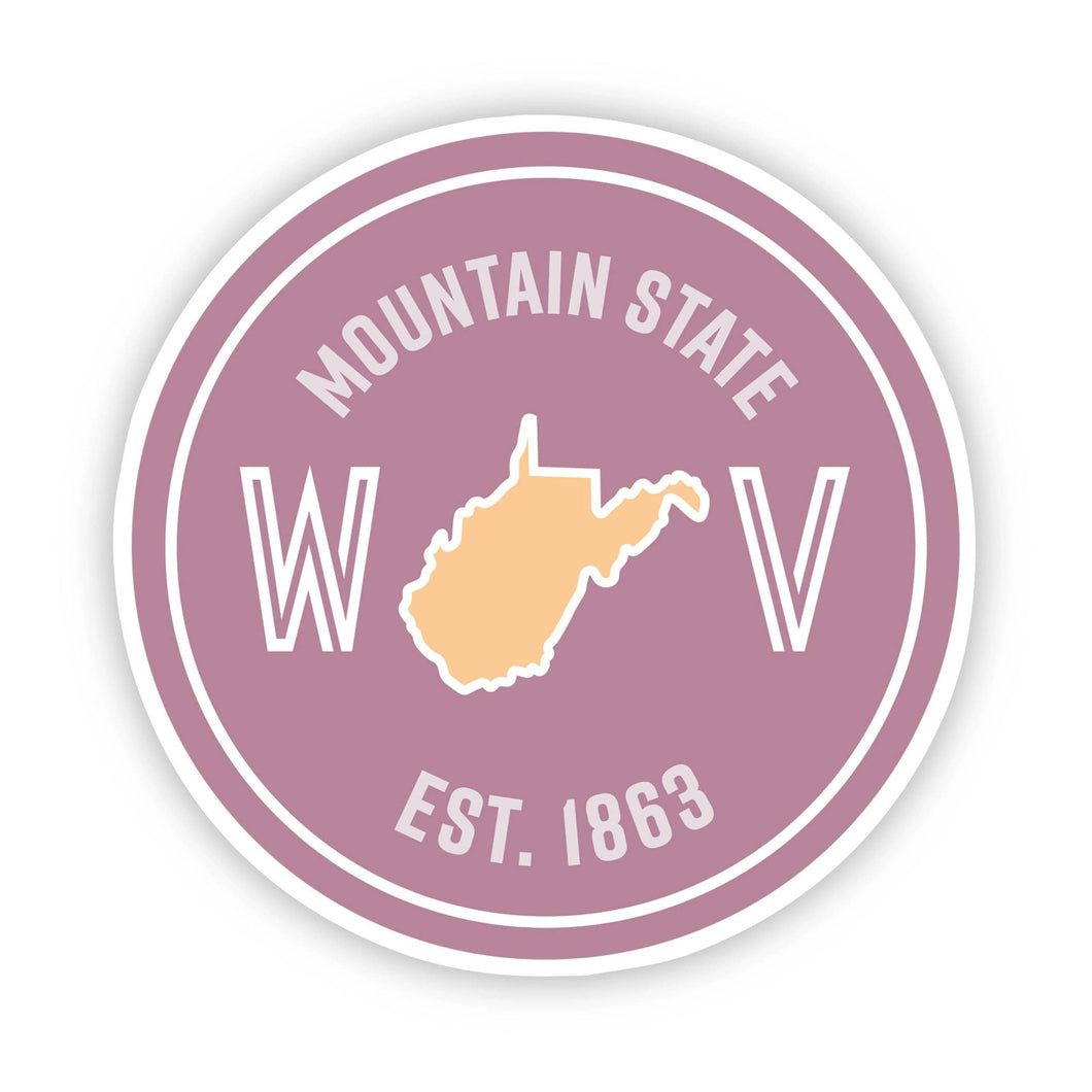 Big Moods - Mountain State West Virginia Sticker