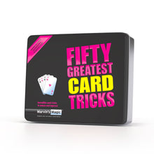 Load image into Gallery viewer, Marvin&#39;s Magic - Fifty Greatest Card Tricks - Gift Tin
