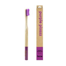Load image into Gallery viewer, from earth to earth USA - F.e.t.e | Adult's Medium Bamboo Toothbrush
