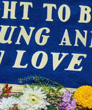 Load image into Gallery viewer, Oxford Pennant - What A Night To Be Young and In Love Camp Flag
