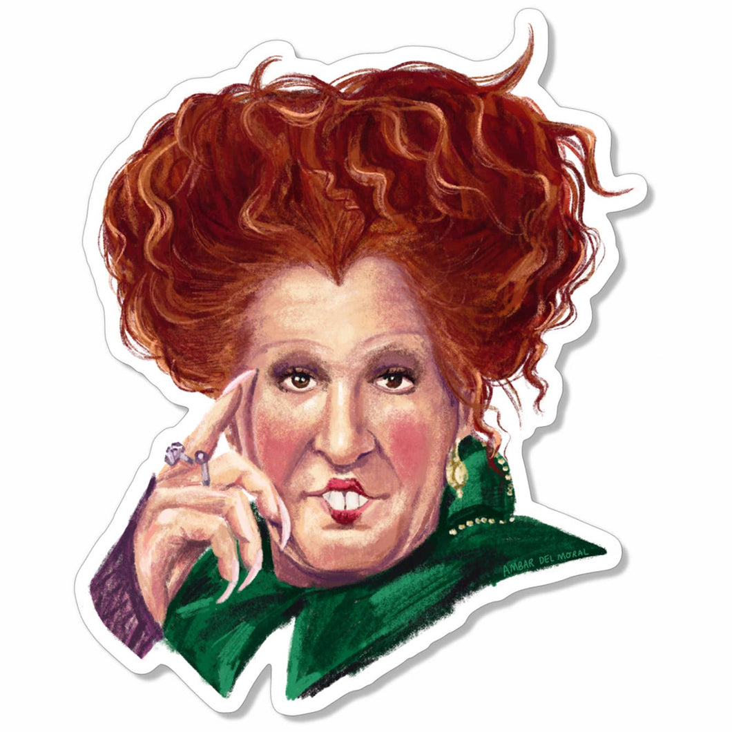 Ambar Del Moral - Winifred Sanderson Hocus Pocus Sticker