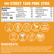 Load image into Gallery viewer, Righteous Felon Craft Jerky - Righteous Felon Street Taco Pork Stick Mini 0.5oz
