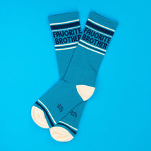 Load image into Gallery viewer, Gumball Poodle - Favorite Brother Gym Crew Socks
