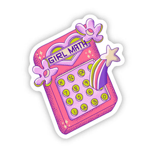 Big Moods - Girl Math Calculator Sticker