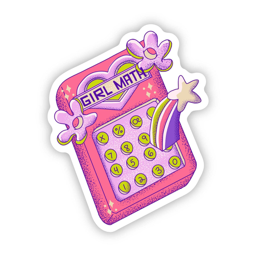 Big Moods - Girl Math Calculator Sticker