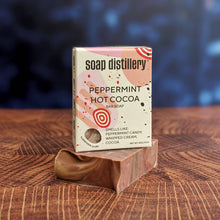 Load image into Gallery viewer, Soap Distillery - Peppermint Hot Cocoa Bar Soap
