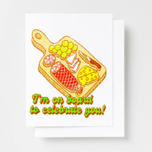 Load image into Gallery viewer, Yellow Owl Workshop - On Board To Celebrate You Risograph Card
