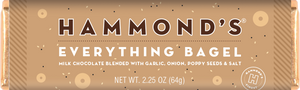 Hammond's Candies - Everything Bagel Milk Chocolate Bar 2.25oz **NEW**