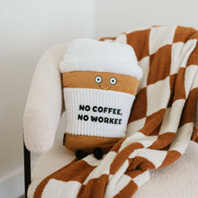 Load image into Gallery viewer, Punchkins - Punchkins Big Coffee Pillow Puffie Plushie
