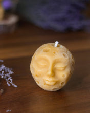 Load image into Gallery viewer, The Ramblin&#39; Bee - Lady of the Moon Beeswax Candle
