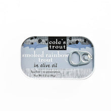Load image into Gallery viewer, Cole's Seafood - Smoked Rainbow Trout Fillet with Extra Virgin Olive Oil
