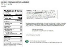 Load image into Gallery viewer, Astor Chocolate Corp. - Moodibars PATRIOTIC Milk Popping Candy Bar 1.5oz
