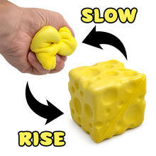 Load image into Gallery viewer, Novelty Brands - Fun Doh Slow Rise Cheese Squishies | Viral Sensory Display
