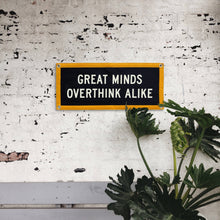 Load image into Gallery viewer, Oxford Pennant - Great Minds Overthink Alike Camp Flag • Holy Smokes x Oxford Pennant
