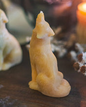 Load image into Gallery viewer, The Ramblin' Bee - Howling Wolf Beeswax Candle
