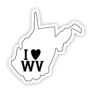 Big Moods - I Love West Virginia Sticker