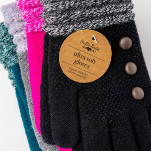 DM Merchandising - Britt's Knits Stretch Knit Gloves 3.0 Open Stock: Teal