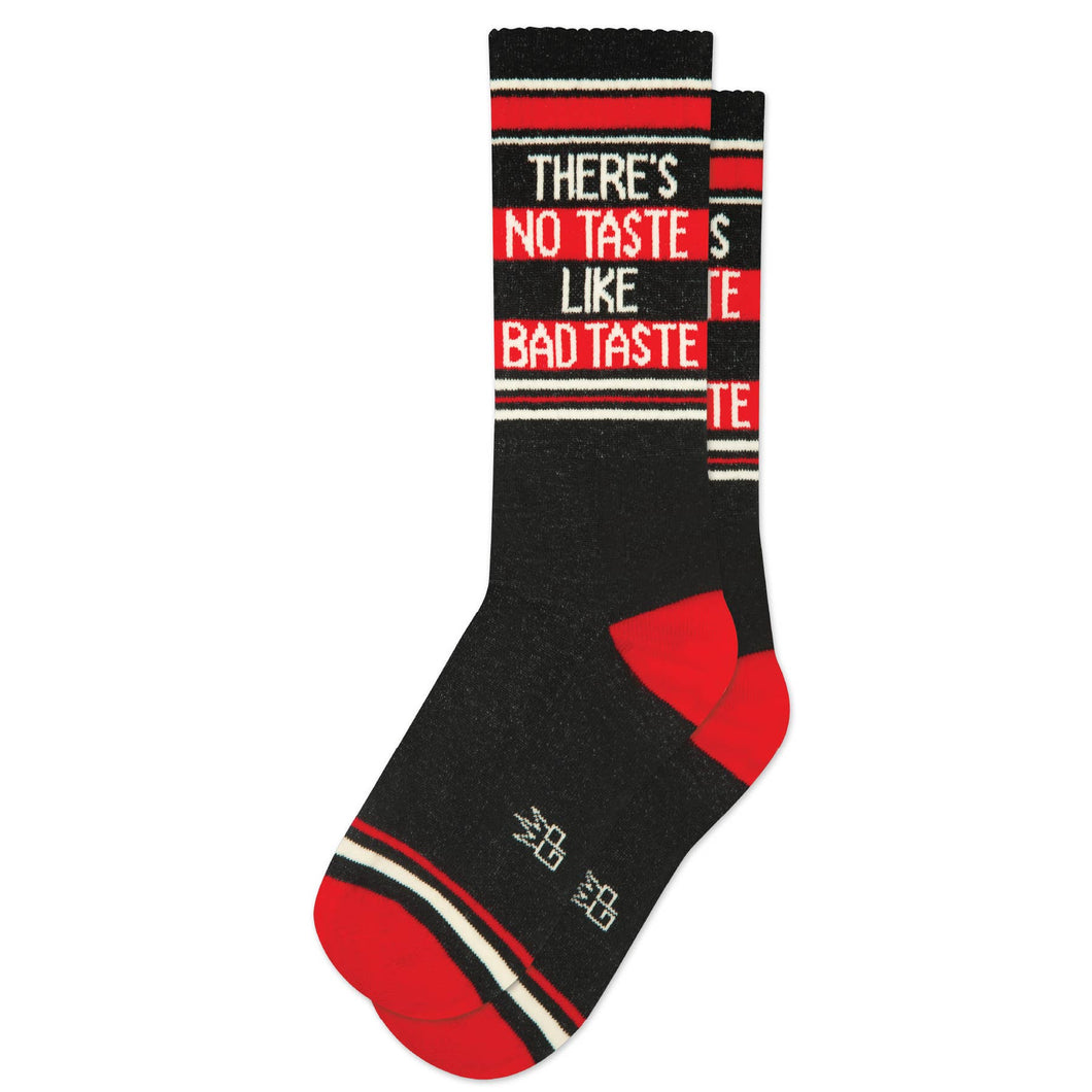 Gumball Poodle - There's No Taste Like Bad Taste Gym Crew Socks