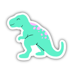 Big Moods - Cute Green T-Rex Dinosaur Sticker
