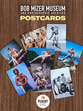 Load image into Gallery viewer, Peachy Kings / Kweer Cards - Physique Pictorial Bob Mizer Postcard — SOMBREO SERANADE
