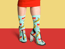Load image into Gallery viewer, Women&#39;s - Pop Art Crew Socks
