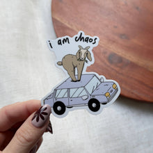 Load image into Gallery viewer, Big Moods - I Am Chaos Goat Sticker
