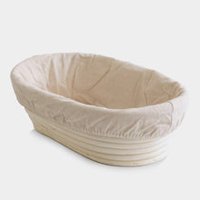 Load image into Gallery viewer, Breadtopia - Oval Proofing Basket and Liner
