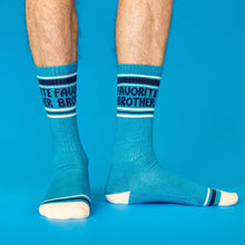 Load image into Gallery viewer, Gumball Poodle - Favorite Brother Gym Crew Socks
