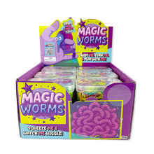 Load image into Gallery viewer, Novelty Brands - So Much Fun! Magic Worms Fidget Toy Assortment - 12/Display
