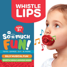 Load image into Gallery viewer, Novelty Brands - So Much Fun! Red Whistle Lips Bulk Pack - 48/Display
