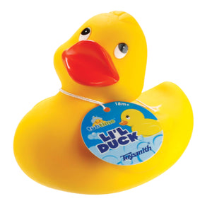 Toysmith - 3.5" Lil Yellow Duck, Display Of 24, Bath Or Pool Toy