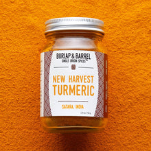 Load image into Gallery viewer, Burlap &amp; Barrel - New Harvest Turmeric - Single Origin Spice &amp; Seasoning
