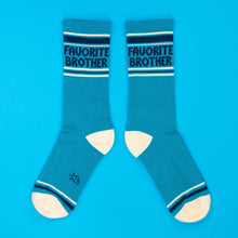 Load image into Gallery viewer, Gumball Poodle - Favorite Brother Gym Crew Socks
