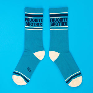 Gumball Poodle - Favorite Brother Gym Crew Socks