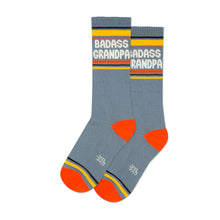Load image into Gallery viewer, Gumball Poodle - Badass Grandpa Gym Crew Socks
