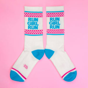 Gumball Poodle - Run Girl Run Gym Crew Socks