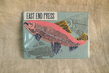 Load image into Gallery viewer, East End Press - SALMON GREETING CARD
