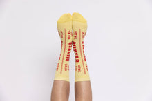 Load image into Gallery viewer, Yellow Owl Workshop - Butter - Large Crew Socks
