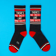 Load image into Gallery viewer, Gumball Poodle - There&#39;s No Taste Like Bad Taste Gym Crew Socks
