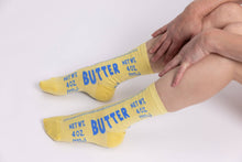 Load image into Gallery viewer, Yellow Owl Workshop - Butter - Small Crew Socks
