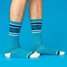 Load image into Gallery viewer, Gumball Poodle - Favorite Brother Gym Crew Socks
