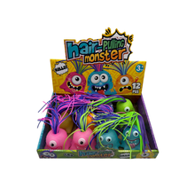 Load image into Gallery viewer, K &amp; S WHOLESALE INC - 3.5" Hair Pulling Monster 12 CT Display

