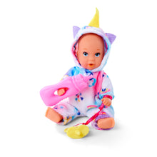 Load image into Gallery viewer, Toysmith - Simba Dickie - Onesie Fun Newborn Baby Doll (unicorn/zebra)
